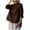 Coffee, variant on Tops for Women Button Down Blouses Casual Loose Long Sleeve Lapel Work Hi Low Shirt Top Womens Long Sleeve Tops Polyester M