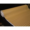 thumbnail image 3 of Pleated Marine Vinyl Upholstery Fabric  Very Dark Tan 54" Wide By 5 Yards Boat Auto, 3 of 7