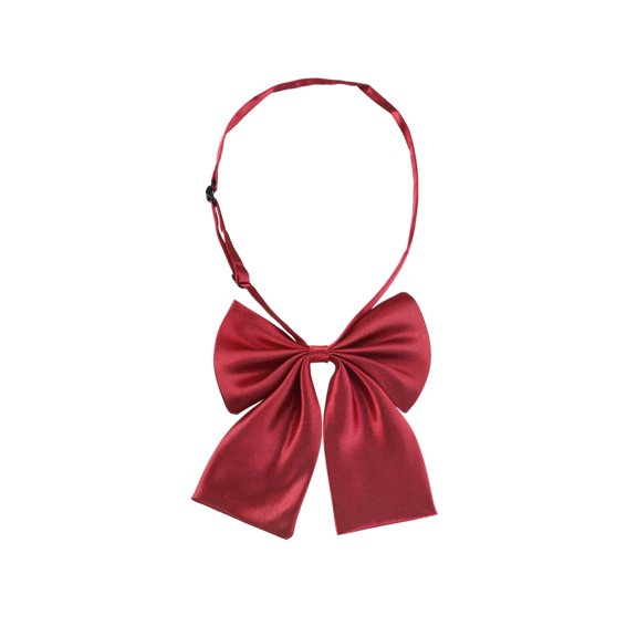 Unique Bargains Women's Pre-Tied Bowknot Bow Tie Adjustable Bowtie Solid Color
