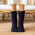 thumbnail image 3 of ievspot 1 Pair Women Winter Socks Mid-tube Thick Thermal Insulation Home Bedroom Wear Floor Socks Knitted Daily Wear Sport Socks, 3 of 8