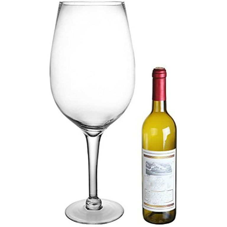 Worlds Largest Giant Wine Glass - Huge 32 Inches, 3.7
