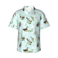 thumbnail image 1 of Fotbe Duck Animals Farm Camisa Hawaiana para Hombre Unisex – Camisa Casual de Verano con Botones de Manga Corta de Algodón y Lino,Large, 1 of 7