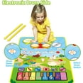 thumbnail image 6 of Faburo Baby Toys for 1 Year Old Boys Girls, 3 in 1 Musical Toys Toddler Piano & Drum Mat, Toys for Ages 1-5 ,Green, 6 of 7