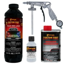 Custom Coat 36473 Air Force Gray T91 Urethane Spray-On Truck Bed Liner, 1 Quart Kit with Spray Gun