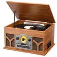 thumbnail image 1 of Tocadiscos Retrolife 10 en 1 con reproductor inalámbrico de CD y cassette, 1 of 7