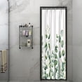 thumbnail image 3 of Eucalyptus Shower Curtain Spring Green Leaves Sage Botanical for Bathroom Stall Shower Curtain Decor Waterproof Polyester Fabric with 6 Hooks, 36x72 Inch (Small Size), 3 of 6