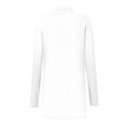 thumbnail image 5 of ZKIRBJV Cardigans for Women Long Sleeve Plus Size Shrugs Heavyweight Open Front Shrug Cardigan Solid Color Dressy Casual Soft Solid Color Cardigan White L, 5 of 5