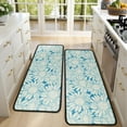 thumbnail image 4 of Kitchen Rugs Sets Of 2,Daisy Flower Pattern Anti Fatigue Kitchen Mat Rugs Non Slip Washable,Decorative Kitchen Floor Mats for Kitchen,Sink,Laundry,17"x47"+17"x47", 4 of 5
