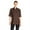 Brown, variant on Vtex 0494-1606 Uncommon Threads Womens Havana Chef Coat SS Mesh Black Trim, Navy - 2XL