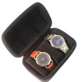 thumbnail image 3 of Outdoor 2Slot Watch Travel Case EVA Waterproof Protection Ties Storage Case Collector Display Display, 3 of 9
