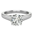 thumbnail image 5 of Diamond Engagement Ring For Women Round GIA Certified Solitaire 4-Prong 0.75 Carat 14K White Gold (J,I1), 5 of 7