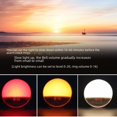 thumbnail image 2 of LED simulation Sunrise natural wake-up light simulation sunset with sleep light alarm clock touch colorful bedside night light, 2 of 5