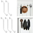 thumbnail image 2 of 5/12 piezas Gancho para colgar en la puerta Gancho para puerta Gancho para puerta de metal resistente en forma de Z Perchas para puerta duraderas de primera calidad y ganchos para colgar sobre la puer, 2 of 11