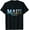 Black, variant on Maui Hawaii Hawaiian Islands Surf Surfer Gift Unisex T-Shirt for Men Women,Black Color,Size XL