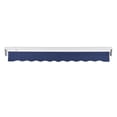 thumbnail image 4 of Awntech 10 Ft Destin Manual Heavy Duty Patio Retractable Awning with Protective Hood (120in x 10.38in x 96in), Navy, 4 of 5
