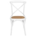thumbnail image 3 of Poly & Bark Cafton Crossback Chair in White, 3 of 5