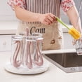 thumbnail image 2 of Rotatable Cup Holder Swan Design Quick Draining Strong Load-bearing Cup Storage Organizer Home Supplies, 2 of 7