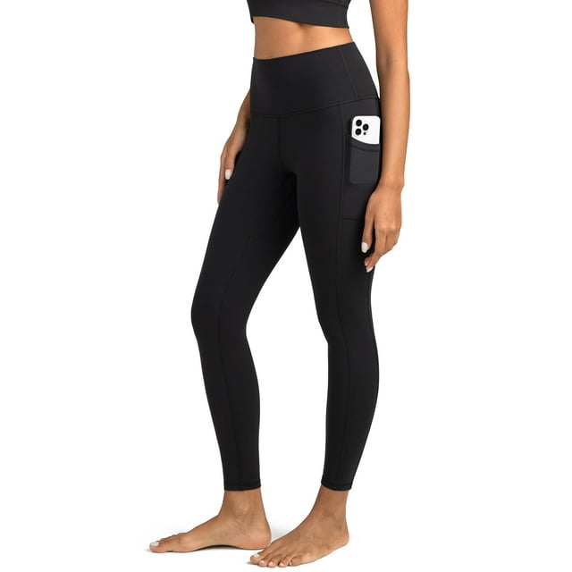 Leggings Colorfulkoala de Cintura Alta con Control de Abdomen M Negro