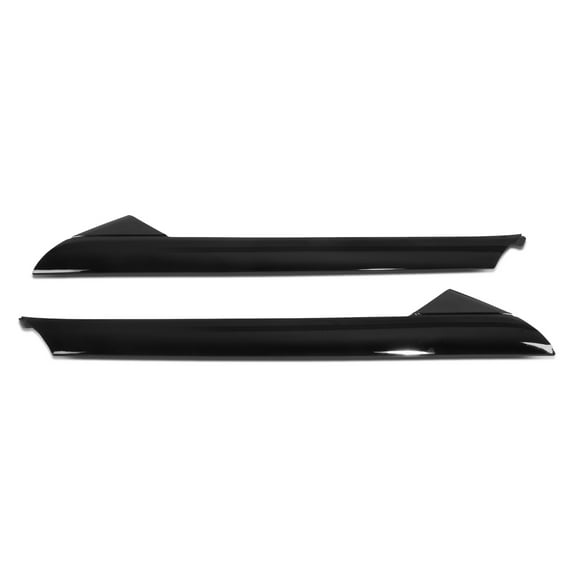 DNA Motoring ZTL-Y-0220 For 2011 to 2019 Ford Explorer 2Pcs Factory Style Matte Black Windshield Pillar Trim Cover Molding Panel 12 13 14 15 16 17 18