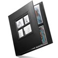 thumbnail image 1 of BLYNG Álbum de fotos 4x6 - Álbum de fotos 500 ranuras de fotos horizontales y verticales La cubierta del álbum está diseñada con cuero sintético ideal para aniversario de boda, familia de bebés (negro, 1 of 1