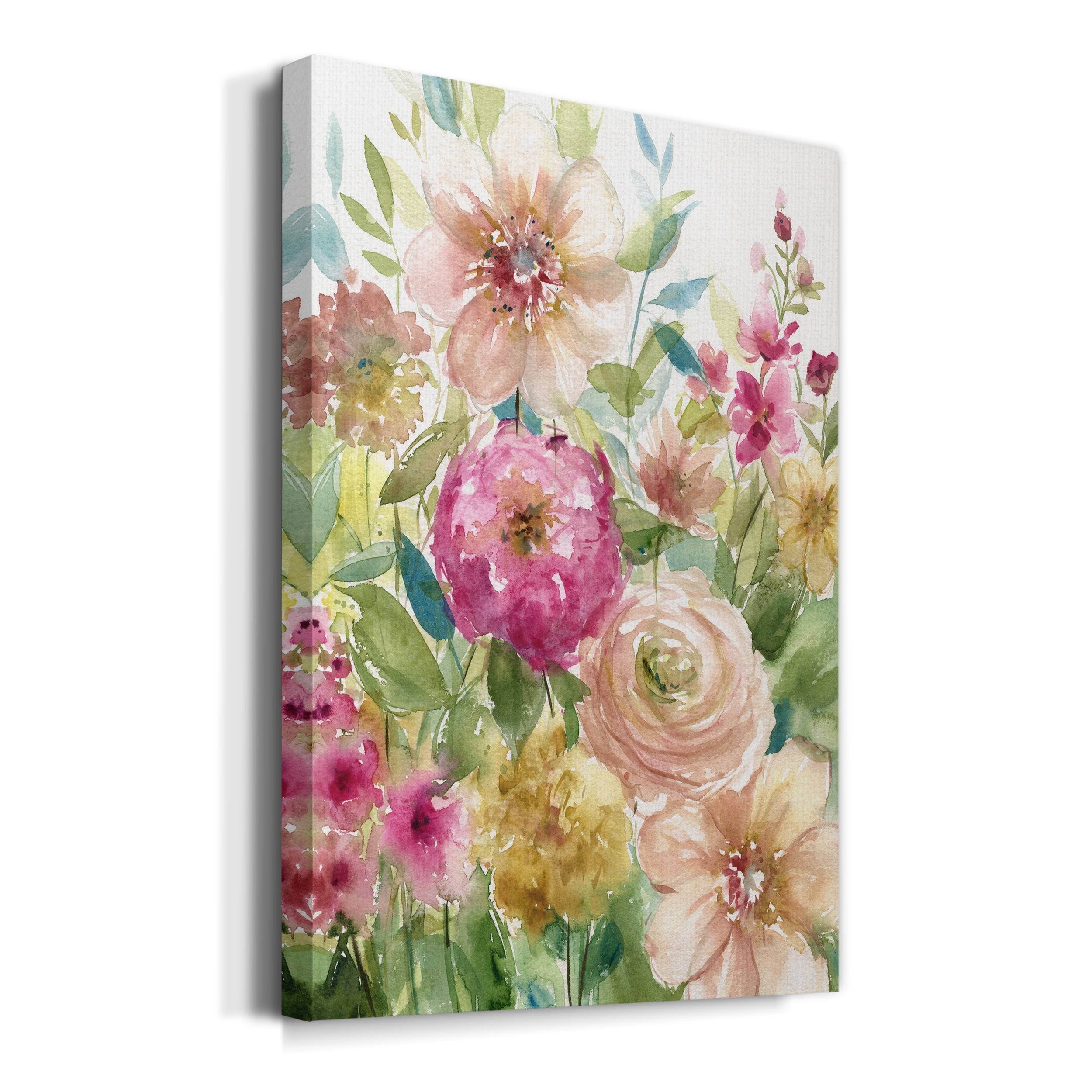 Jardin de Fleurs Premium Gallery Wrapped Canvas - Ready to Hang - 18 x 27