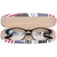 thumbnail image 2 of Gafas de lectura multifocales con bloqueo de luz azul y negra, gafas para presbicia simples para personas mayores (+250), 2 of 5