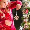 thumbnail image 5 of 12pcs Christmas Hanging Ornaments Multi Patterns Christmas Pendant Nice Gifts for Friends Families, 5 of 5