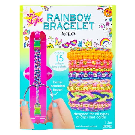 Just My Style D I Y Rainbow Bracelet Maker Walmart Com