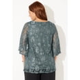thumbnail image 2 of Catherines Women's Plus Size Allover Lace Blouse, 2 of 6
