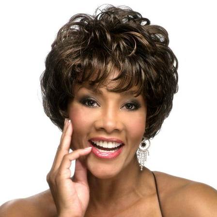 vivica a. fox joleen-v synthetic fiber, ps cap wig in color 1b