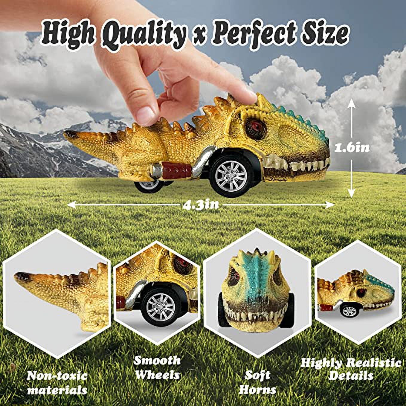 Dream Fun Dinosaur Toys for 2 3 4 5 Year Old Boys, Gift Ideas for 1 2 3 Year  Old Toddler Xmas Gifts for Kids 3 4 5 6 7 8 Years Deformation Cars Dino  Vehicle Toys for Autistic Children Robot Car 