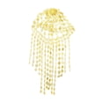 thumbnail image 2 of Cadena para la cabeza con lentejuelas, joyería para el cabello, fiesta de Halloween para mujeres, tocado de moda, gorra, 2 of 7