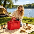thumbnail image 1 of Carrywell Not Made In China Insulated Reusable Shopping Bag And Delivery Bag For Hot And Cold Food Foldable Ther, 1 of 6