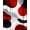 Red, Pattern 1, variant on ODIKA 4'x6' Machine Washable Non-Slip Area Rug, Contemporary Abstract with Bold and Grey Swirls High Traffic Rug, Red, 107817