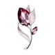 thumbnail image 3 of Pin de Flor Broche moda brillo escote broches joyería aleación elegante lujo Rojo jinwen Broche, 3 of 8