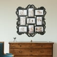 thumbnail image 2 of Crystal Art Gallery Distressed Black & Gold Baroque Vintage Style Photo Collage Picture Frame - 22" x 21", 2 of 6