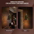 thumbnail image 4 of 4 Set Starfish Ceiling Fan Light Covers , AEELLEEA Metal Mini Lamp Shade Light Fixture cover for Pendant Light,Tulip Ceiling Light Cover 2-1/8" Fitter Size, 5-1/8" High x 6" Diameter, 4 of 8