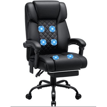 Hoffree 6 point massage office chair, Black