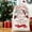 a-White, variant on 27.56x19.69 Inch Christmas Santa Sacks, Large Reusable Cottons Canvas Gift Bags with Drawstring,Portable Storage Bag - Xmas Candy Storage for Holiday