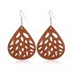 thumbnail image 5 of Pendientes de aro de madera para mujer, estilo retro, negro, africano, bohemio, de madera, geométricos, ligeros, 5 unidades, 5 of 5