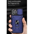 thumbnail image 6 of Shockproof iPhone 13 Stand Case with Slide Camera Cover & Kickstand Military Grade Heavy Duty Protective with Magnetic Car Mount Holder for iPhone 13 6.1, 6 of 10