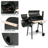 Zimtown BBQ Charcoal Grill Outdoor Barbecue Pit
