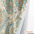 thumbnail image 3 of DriftAway Linen Blend Blackout Curtains for Bedroom Insulated Lined Window Treatments for Living Room 2 Panels W52 x L84 Orange Sage, 3 of 8