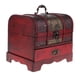 thumbnail image 4 of Caja de almacenamiento de joyas vintage, funda de tesoro, organizador de pecho, perfke Joyero de madera, 4 of 9