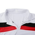 thumbnail image 5 of YOIAVAIOY Mens Long Sleeve Golf Shirt Lapel 3 Button Polos Shirts Striped Color Block Poloss Stylish Casual Collared Tees White XXXL, 5 of 7