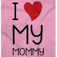 thumbnail image 2 of Cute I Heart My Mommy Mom Love Toddler Boy Girl T Shirt Infant Toddler Brisco Brands 12M, 2 of 6