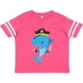 thumbnail image 3 of Inktastic Pirate Shark, Cute Shark, Little Shark, Blue Shark Boys or Girls Toddler T-Shirt, 3 of 5