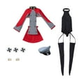 thumbnail image 1 of Traje de cosplay a escala 1/6 con calcetines para las piernas, accesorios casuales, elegante miniabrigo para disfraz de figura de muñeca femenina de, 1 of 7