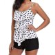 thumbnail image 4 of 2026 Women Tankini Swimsuits Layered Ruffle Flounce Tankini Top With Boyshorts Two Piece Bathing Suits, 4 of 5