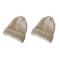thumbnail image 2 of Advancent Casual Otoño e Invierno pelo de conejo de invierno solideos de gorros de abrigo sombreros mujeres sólida adultos gorros de conejito Type1 NO1, 2 of 6
